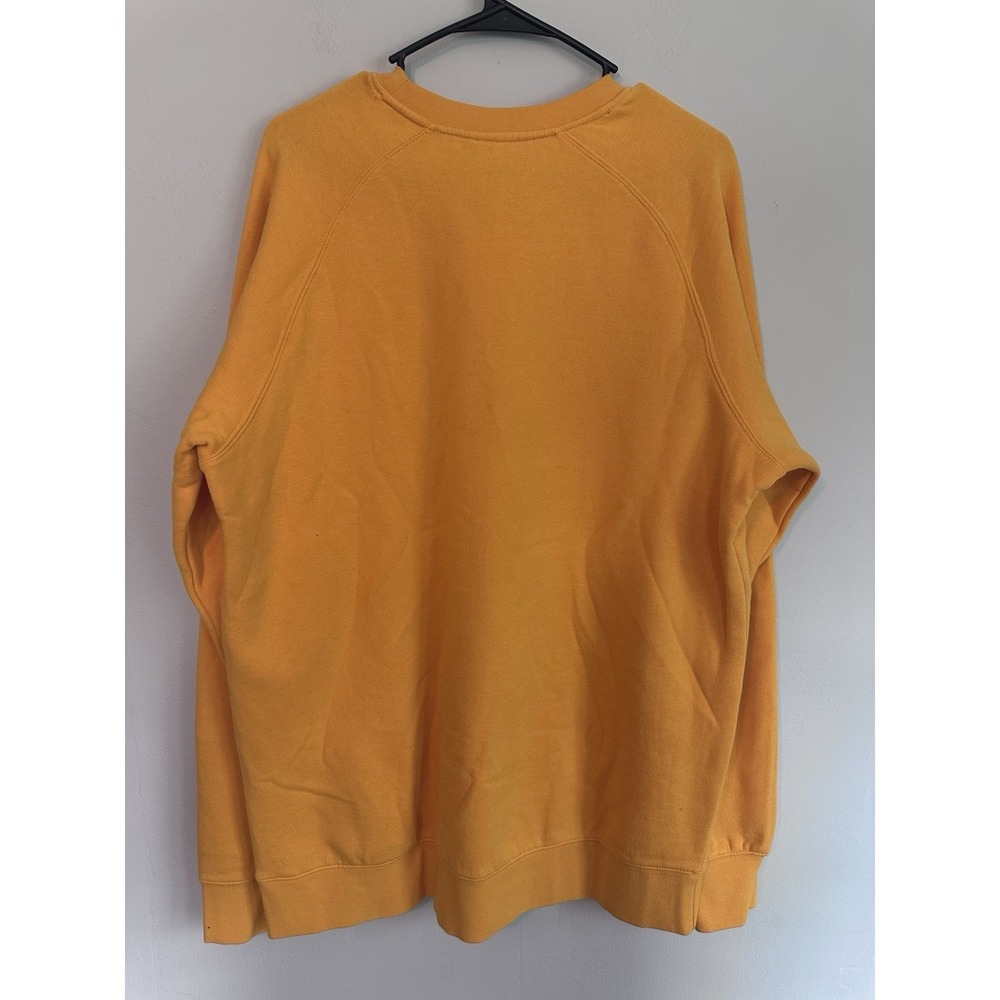 NWOT Burt's Bees Chapstick Promo XL Golden Yellow Fleece Crew Neck Sweatshirt - Picture 11 of 14